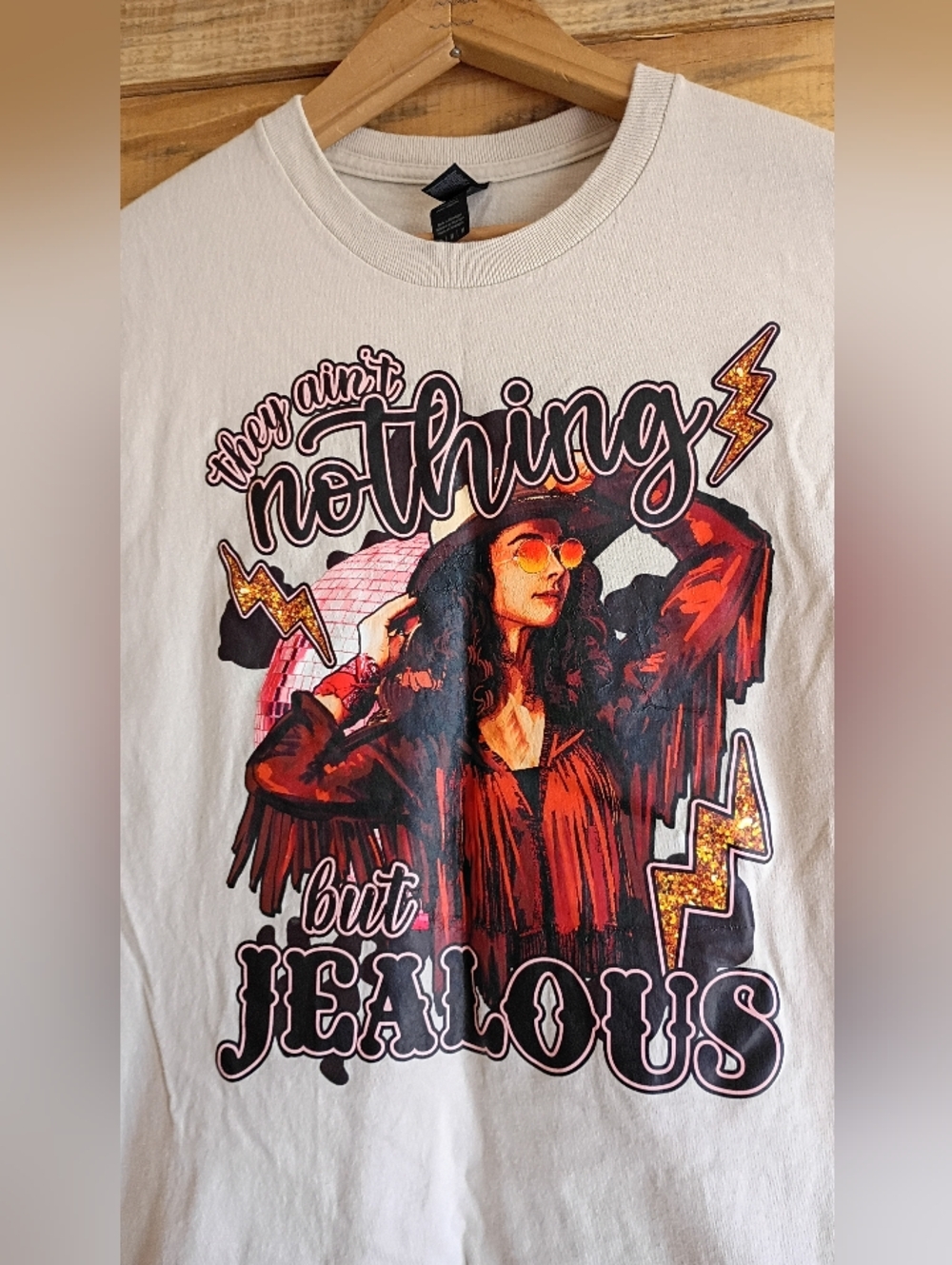 Cowgirl Graphic Tee Size Medium Western 90s Lainey Wilson